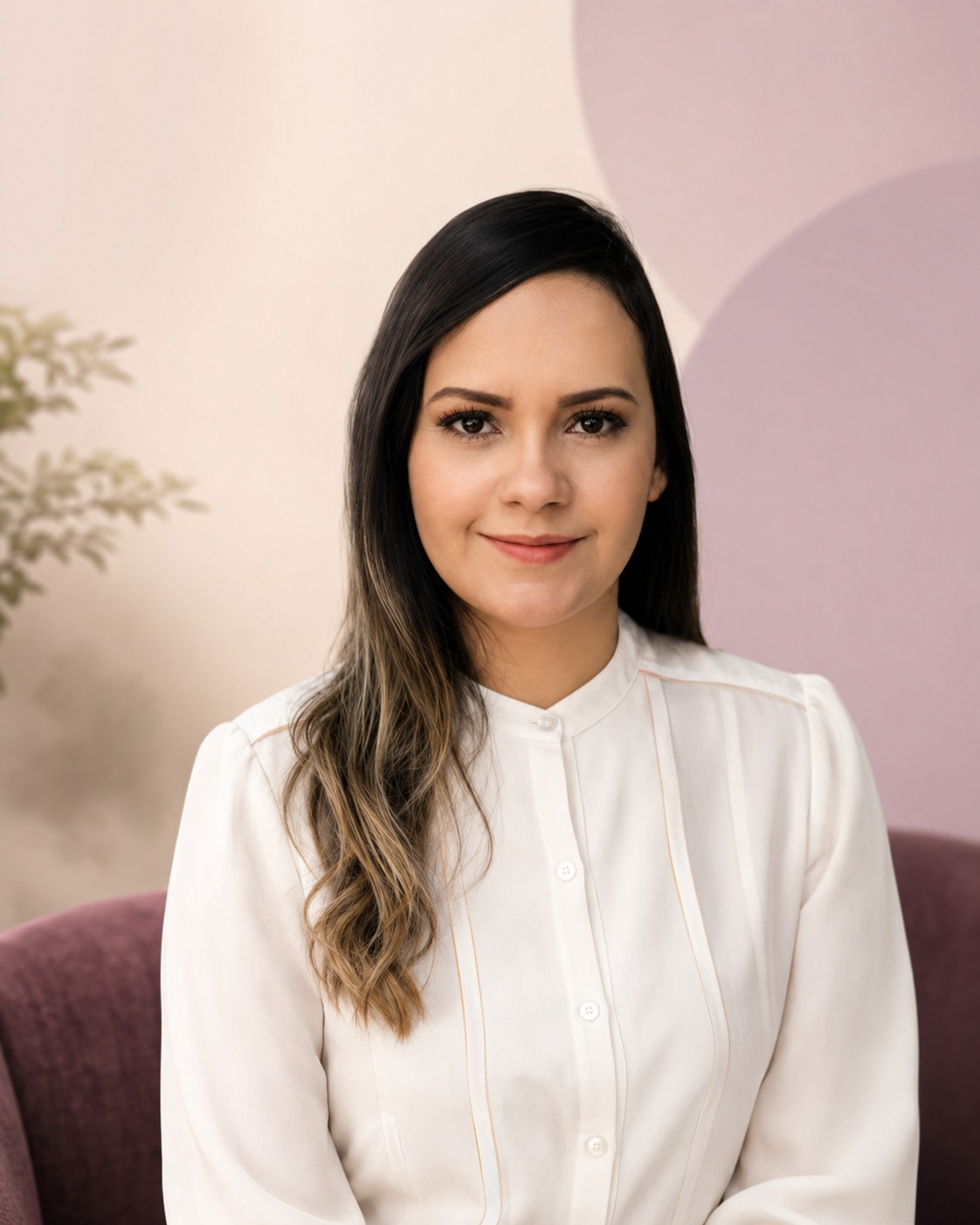 Retrato profissional de Brenna Andrade, psicóloga